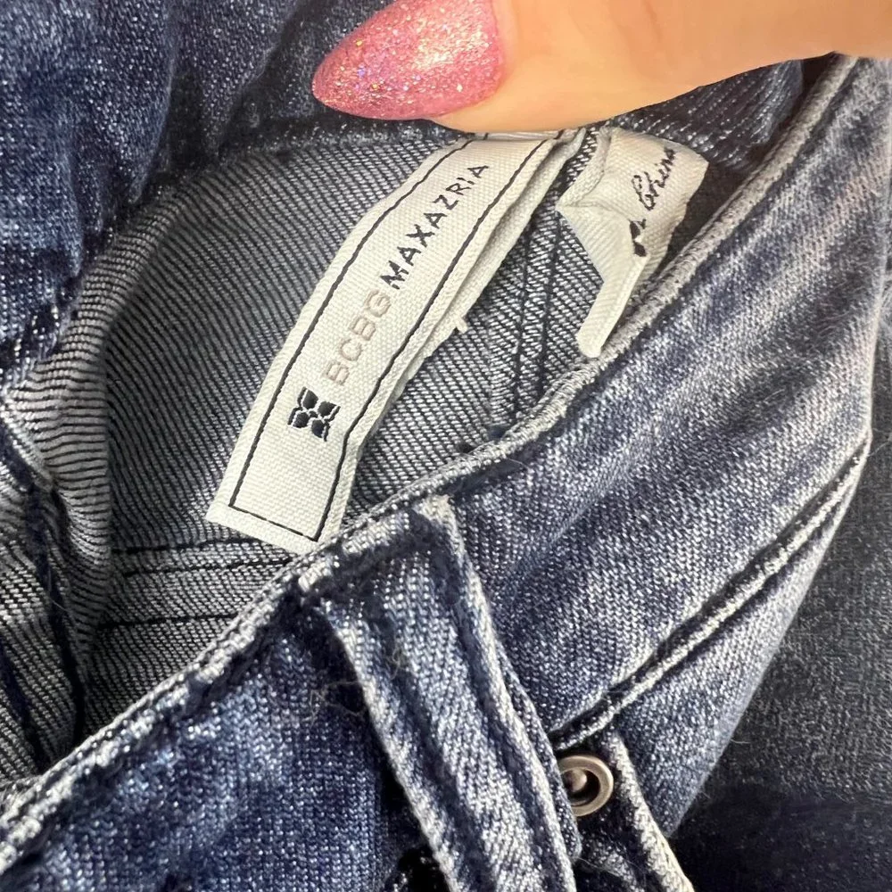 WORN ONCE dark wash designer jeans - Picture 2 of 3